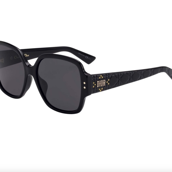 CHRISTIAN DIOR LADYDIORSTUDS5F 807IR BLACK/GREY WOMEN’S SUNGLASSES